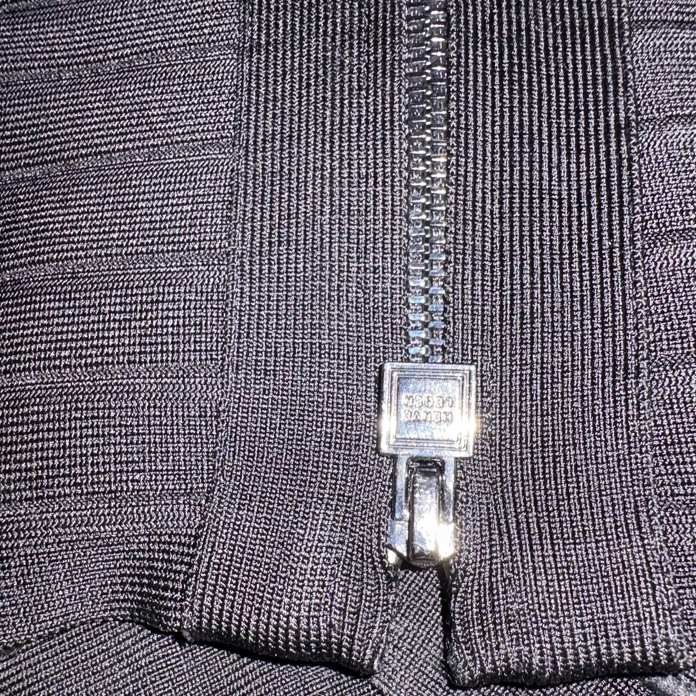 Herve Leger Black Midi Dress - Picture 10 of 14